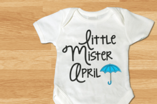 Download Little Mister April Umbrella Applique - April Collection