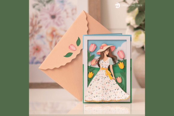 Download April Greeting Card SVG - April Collection